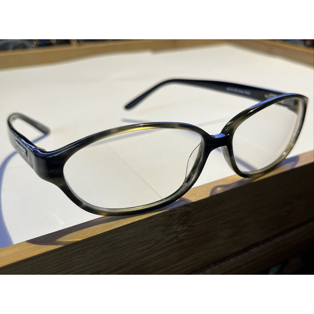 London Fog Eyewear 1123 Image Wear 55-13-140 Grey Plaid eyeglass frames Only