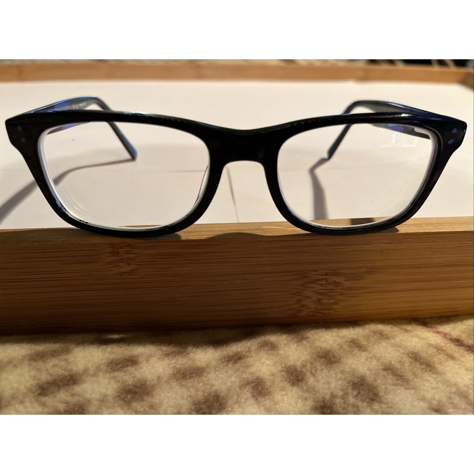 Nike 5538 403 Eyeglasses Frames Blue Black Rectangular 49-17-135 Optical