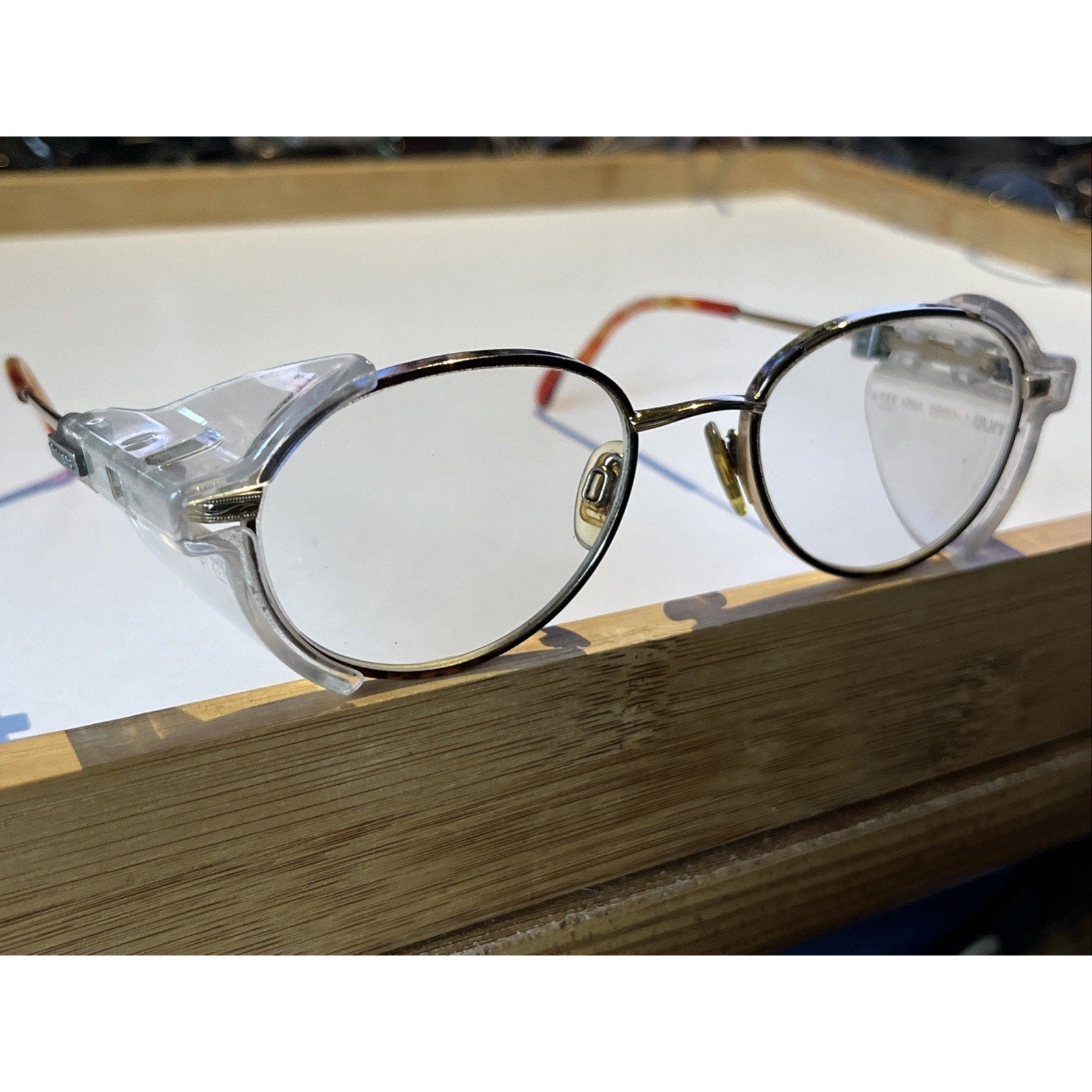 titmus Vintage Eyewear z87 tor cs96 Safety Eyeglasses 52-20 Metal Frames Only