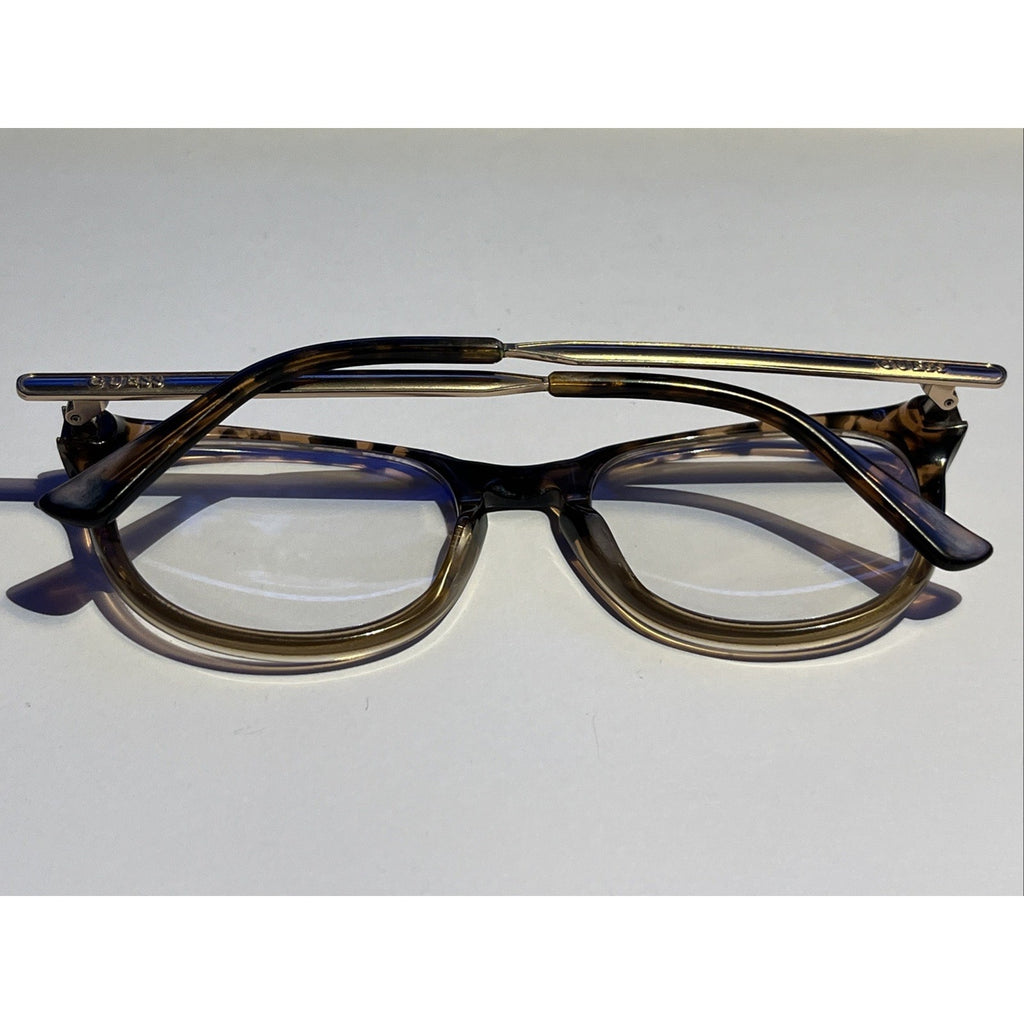 GUESS GU2461 Shiny Brown BRN Optical Eyeglasses Metal Frames 50-19-135 Unisex