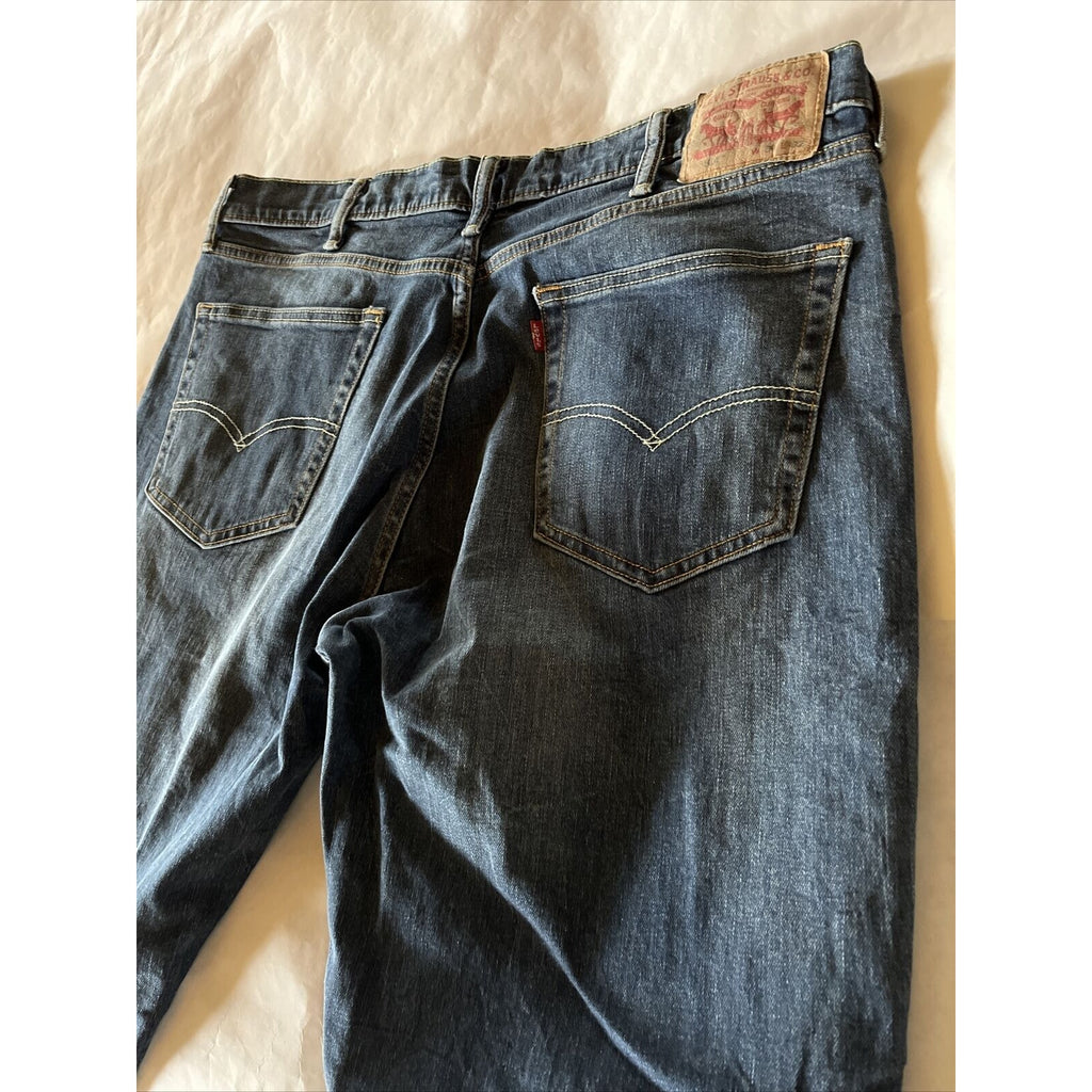 Levi's 514 Jeans Men's 38x32 Blue Denim Y2K Western Outdoor Cotton Travel EUC