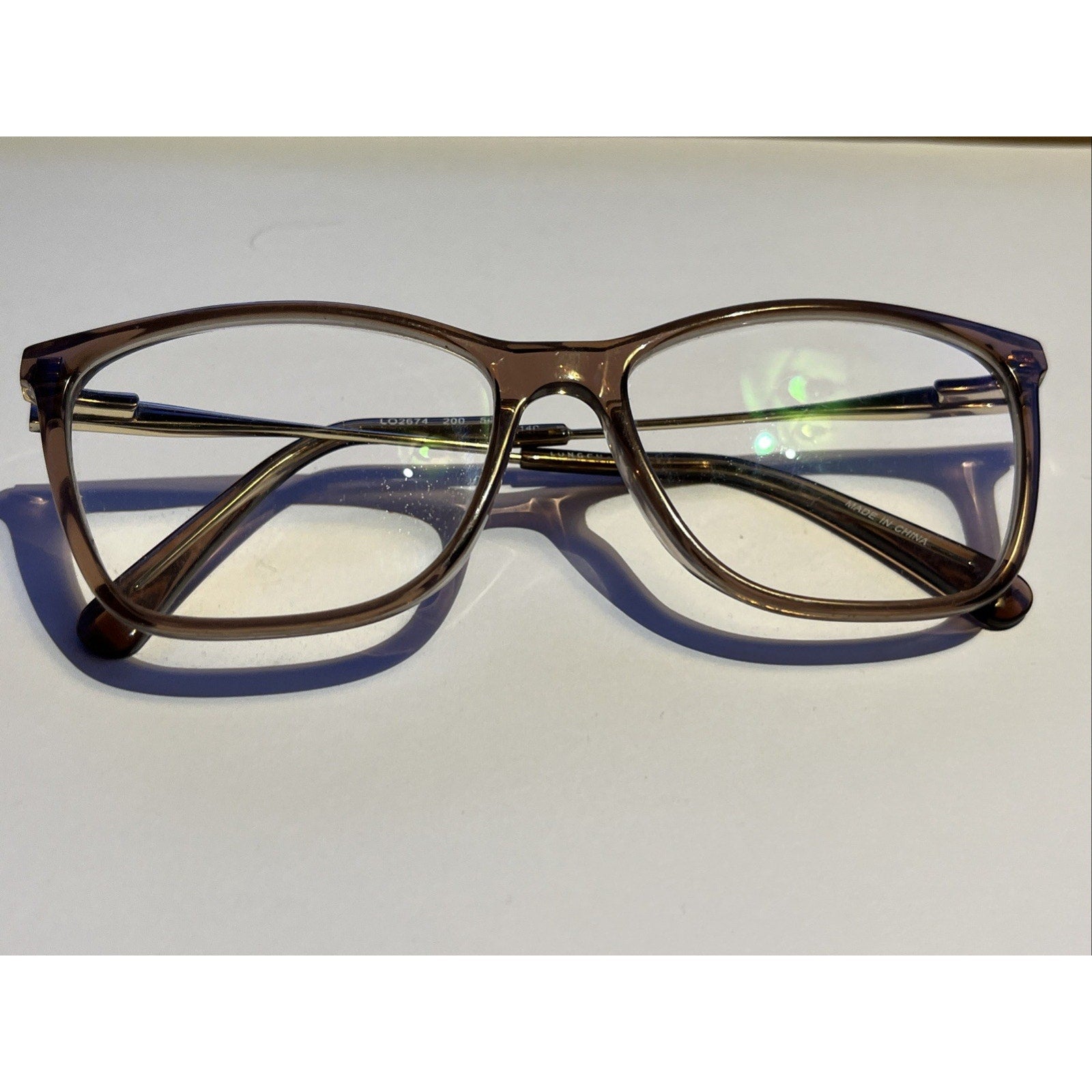 Longchamp Eyewear Eyeglasses LO2674 200 54-16-140 Transparent Brown Frames Only