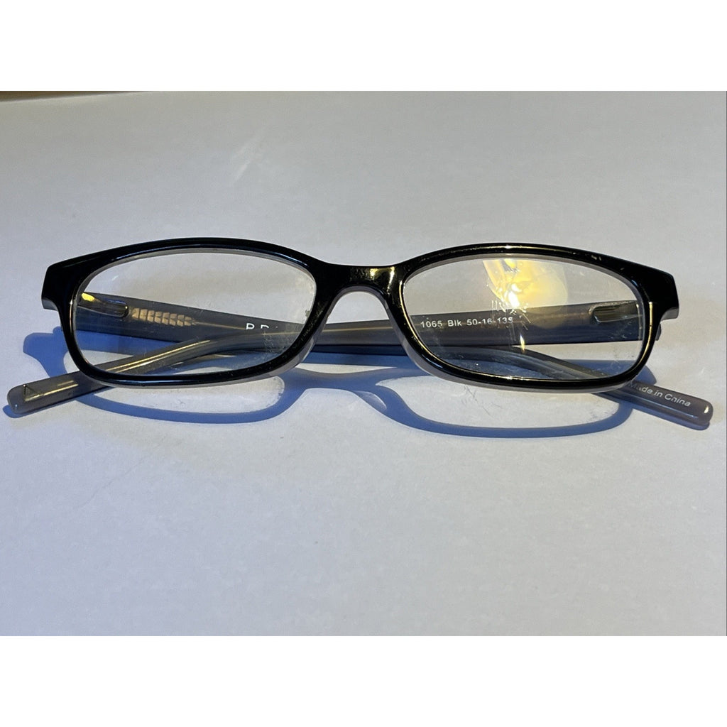 PRIMARY 1065 BLK BLACK AUTHENTIC EYEGLASSES 50-16-135 Unisex Plastic Frames Only