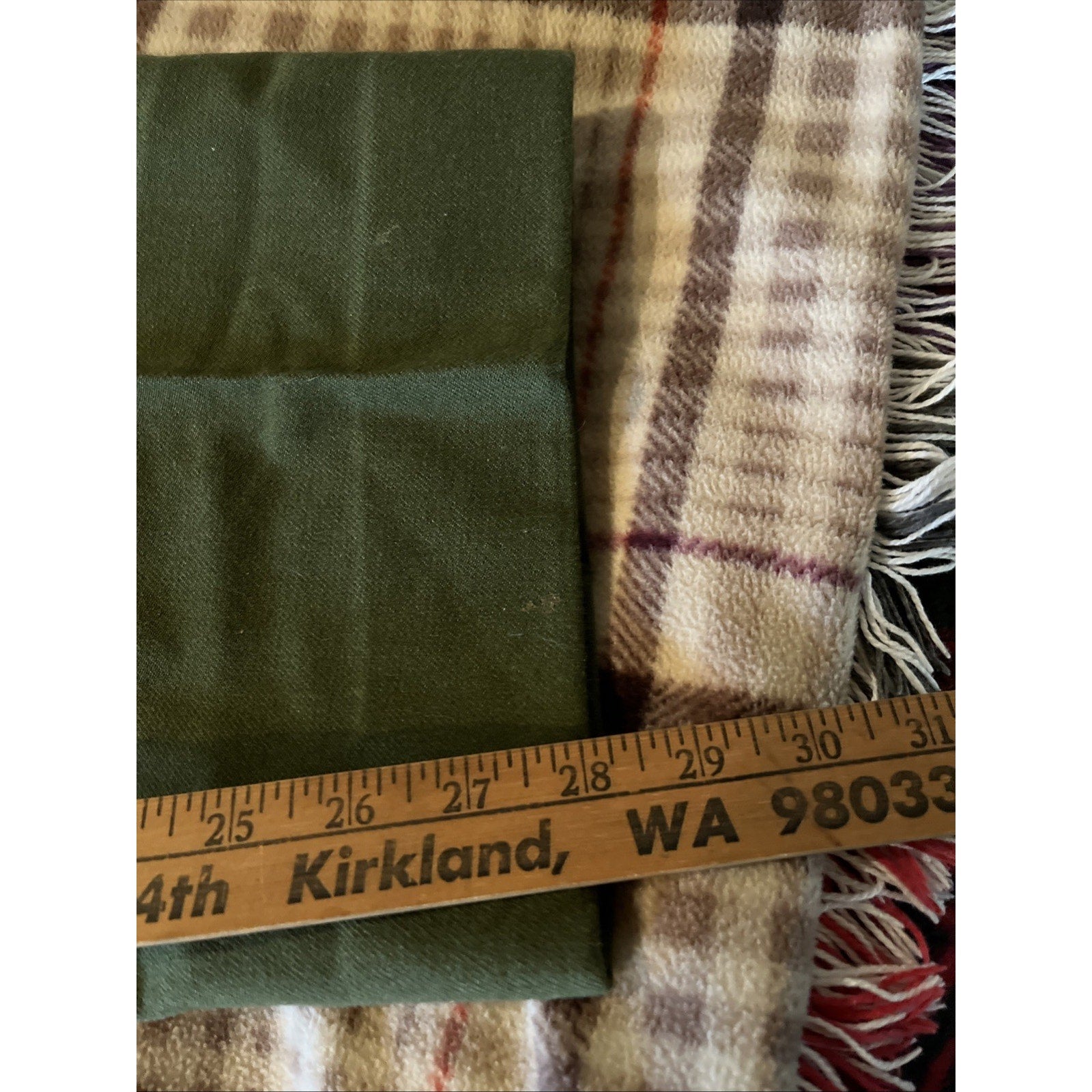 Vintage M-1951 Pants Trousers Short Medium US ARMY Green Military M51 33x28 Wool