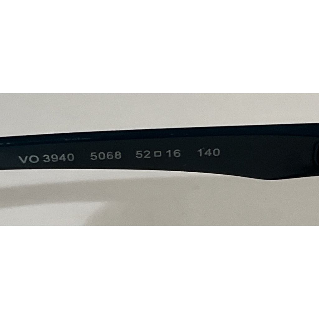 Vogue Eyewear VO 3940 5068 Teal Silver Cat Eye Glasses Frames 52-16-140 Womens