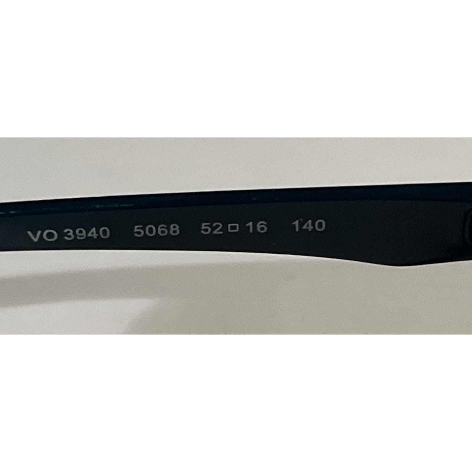 Vogue Eyewear VO 3940 5068 Teal Silver Cat Eye Glasses Frames 52-16-140 Womens