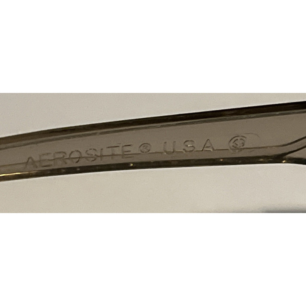 Aerosite Z87 Gray 5 3/4 Safety Glasses Side Shields Vintage Made In USA