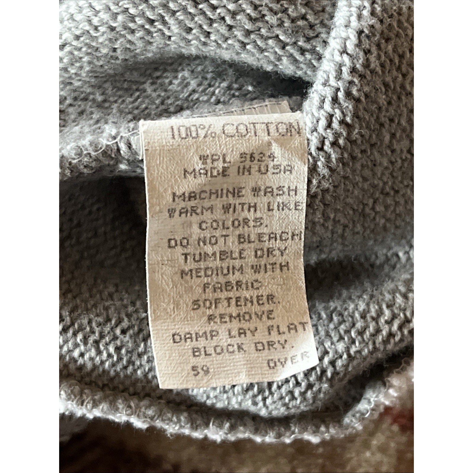 Vintage 90s Carmel Golf Embroidered Pullover Knit Sweater Size XL Gray White USA