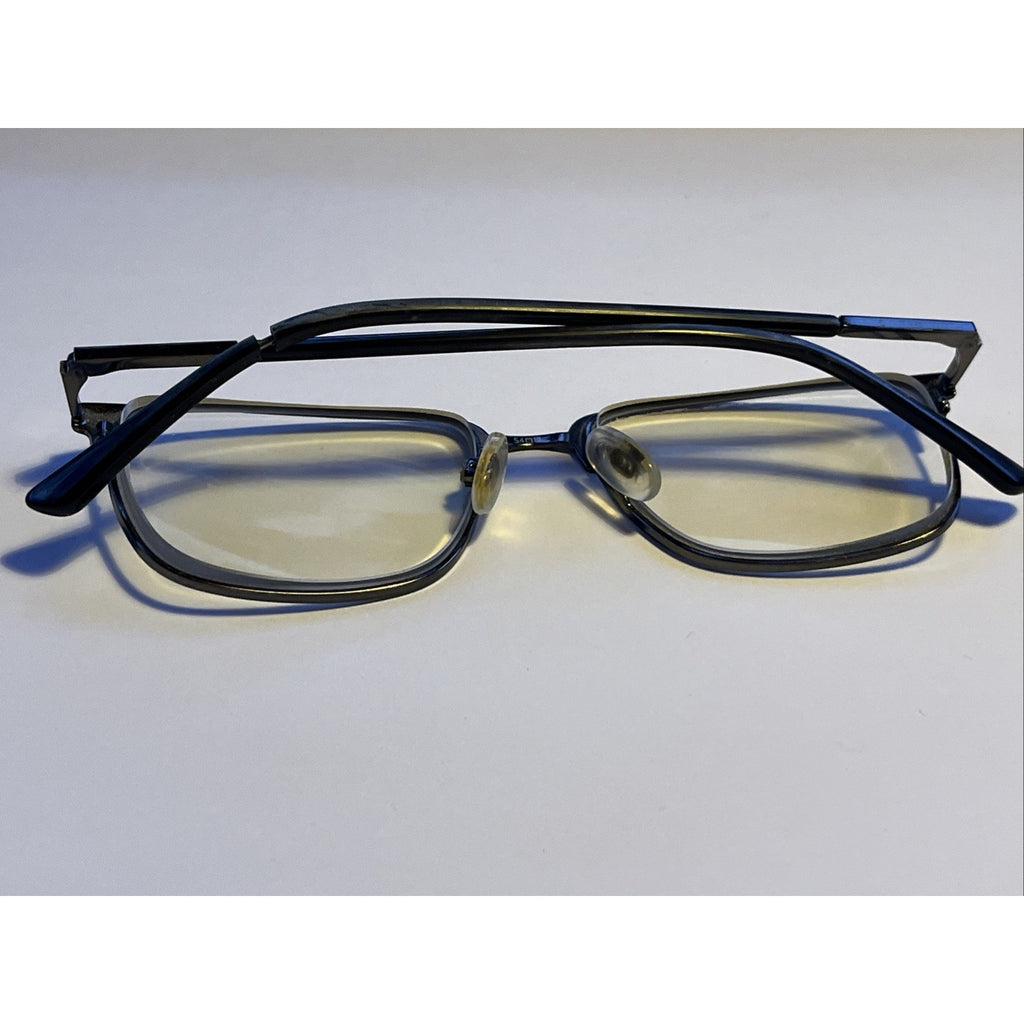 Randy Jackson Zyloware C. 058 Eyeglasses Frames ONLY Gunmetal Half Rim 54-17-145