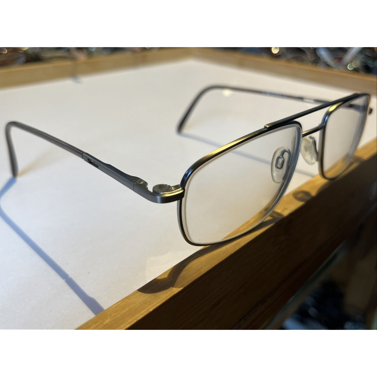 Easyclip Eyeglasses Gray Titanium Superfit Q 4038 56-18-145 20 Frames Only