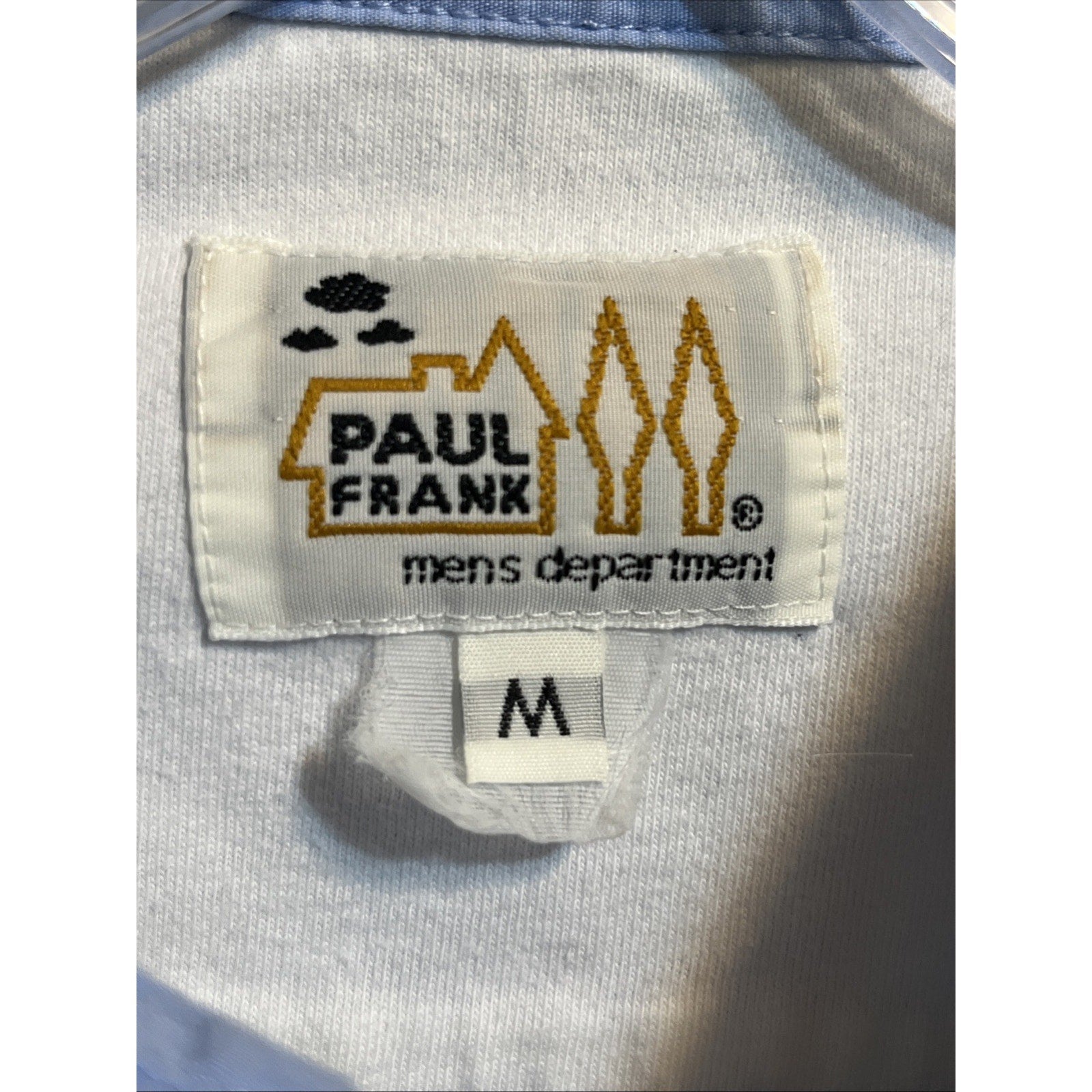 Vintage Paul Frank Men’s M Button Up Shirt Long Sleeve Button Up