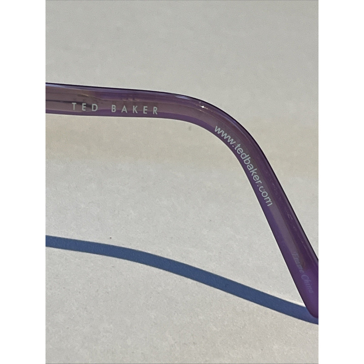 Ted Baker B 841 PUR purple Designer Auth Eyeglasses 50-16-135 Frames Only