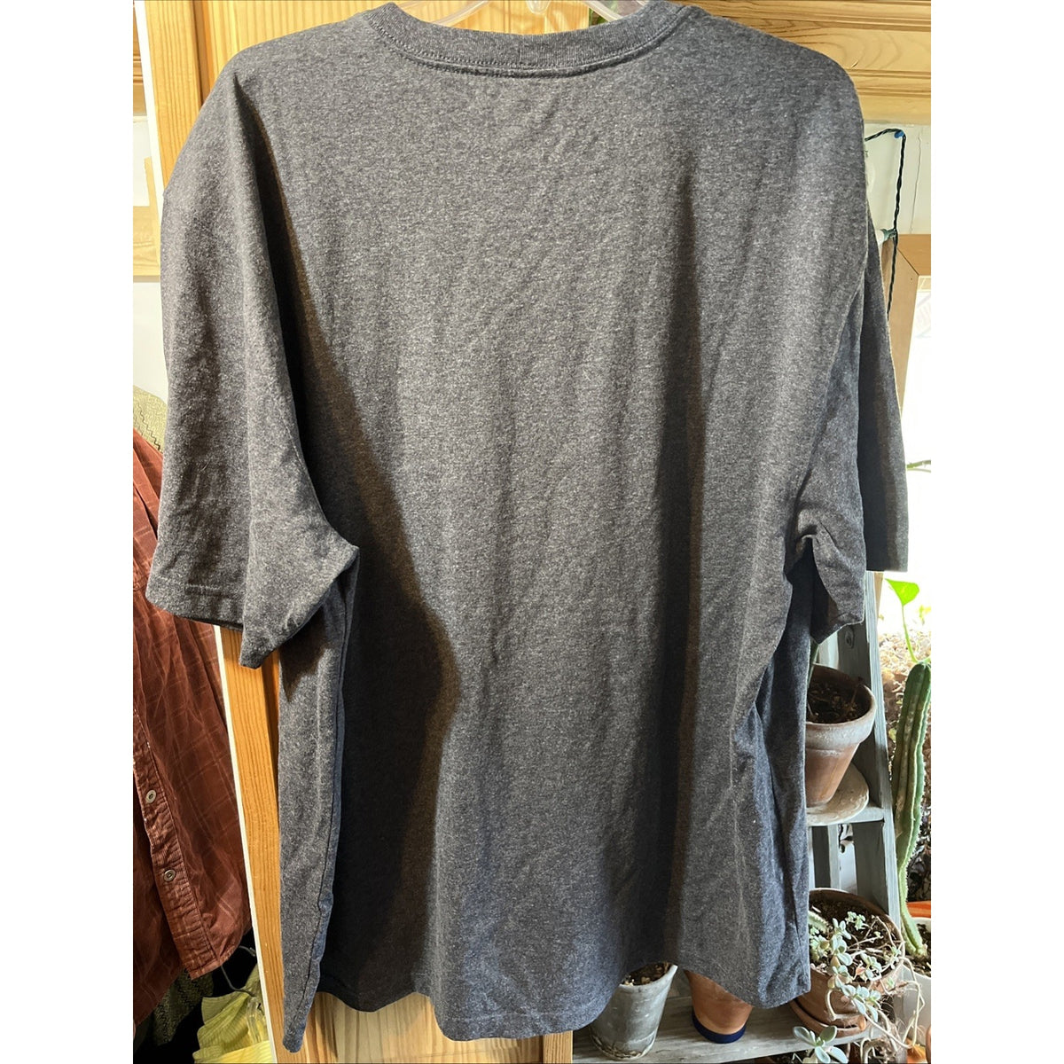 Carhartt Tee Shirt Men Xl Gray Cotton Loose Fit Valley Wide Cooperative Logo NWT