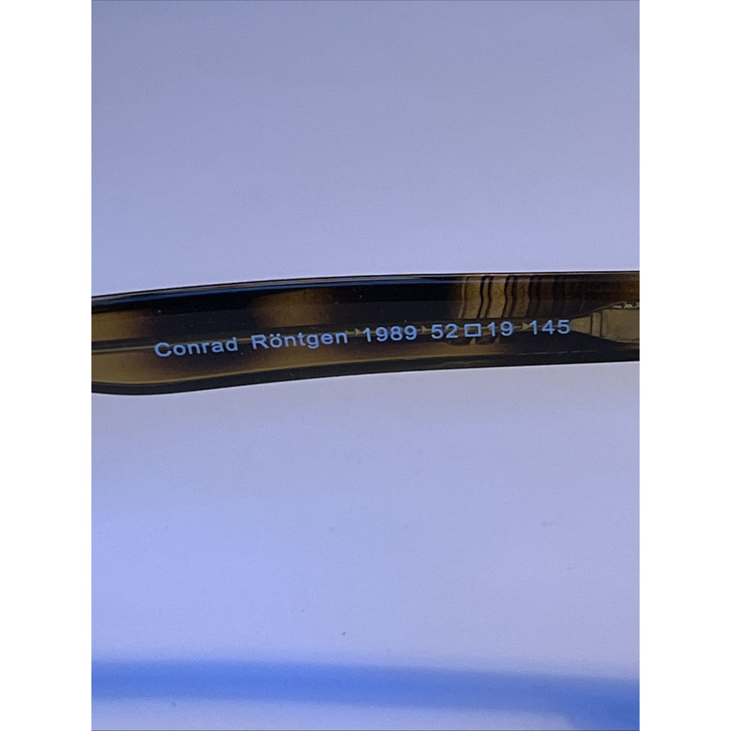 Conrad Röntgen 1989 52-19-145 Brown Tortoise Glasses Unisex Frames Only