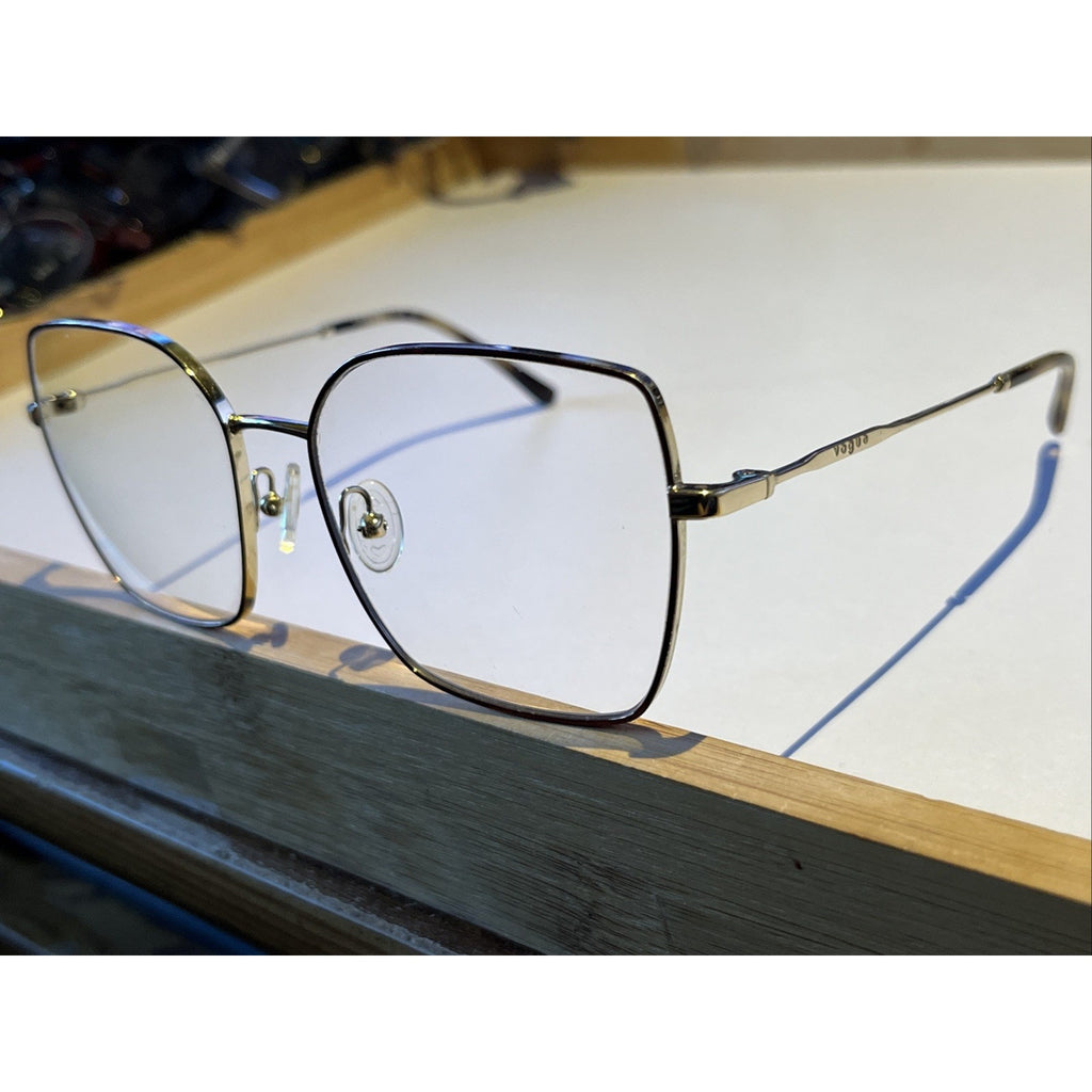 Vogue Eyewear Eyeglasses, VO 4274 5078 53-17-135 Silver Metal Square Frames Only