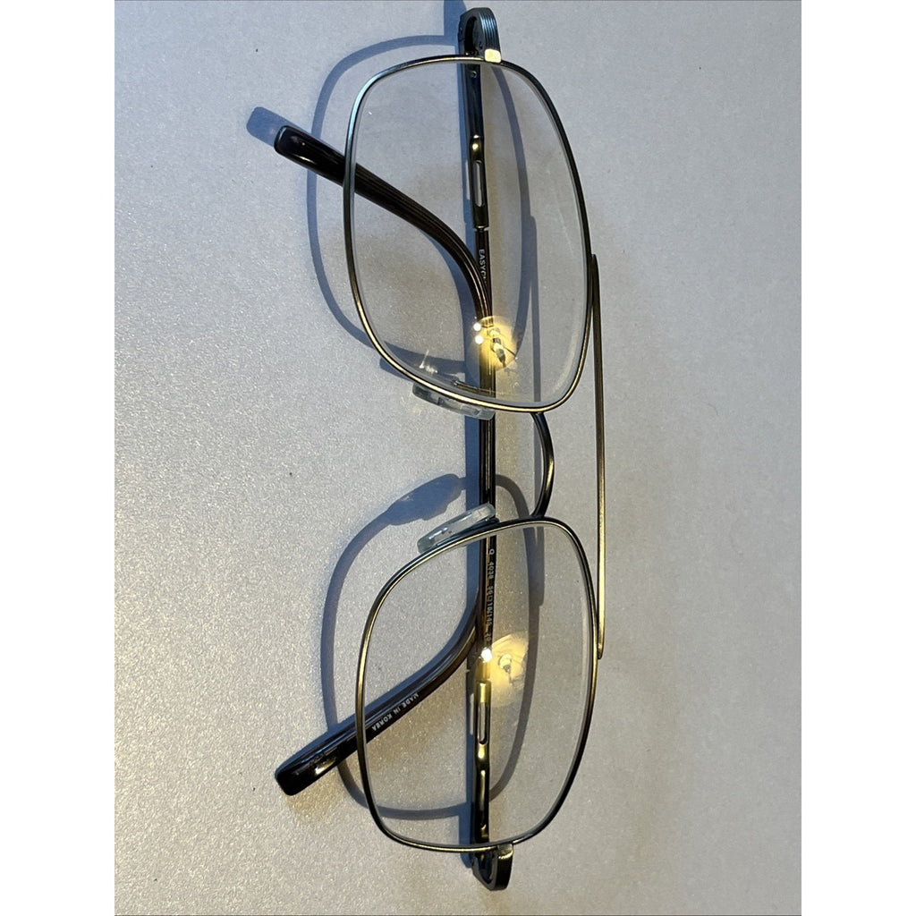 Easyclip Eyeglasses Gray Titanium Superfit Q 4038 56-18-145 20 Frames Only