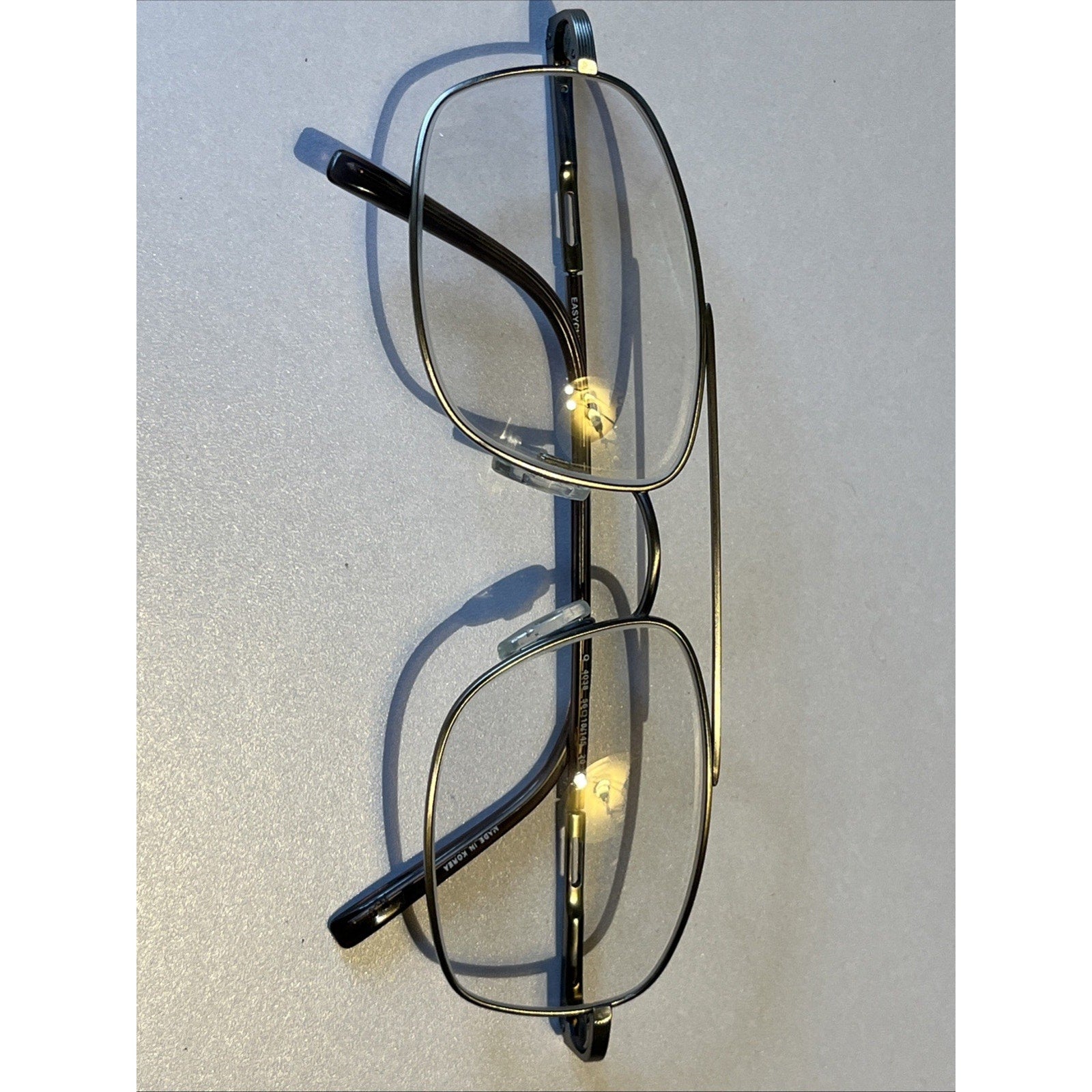 Easyclip Eyeglasses Gray Titanium Superfit Q 4038 56-18-145 20 Frames Only