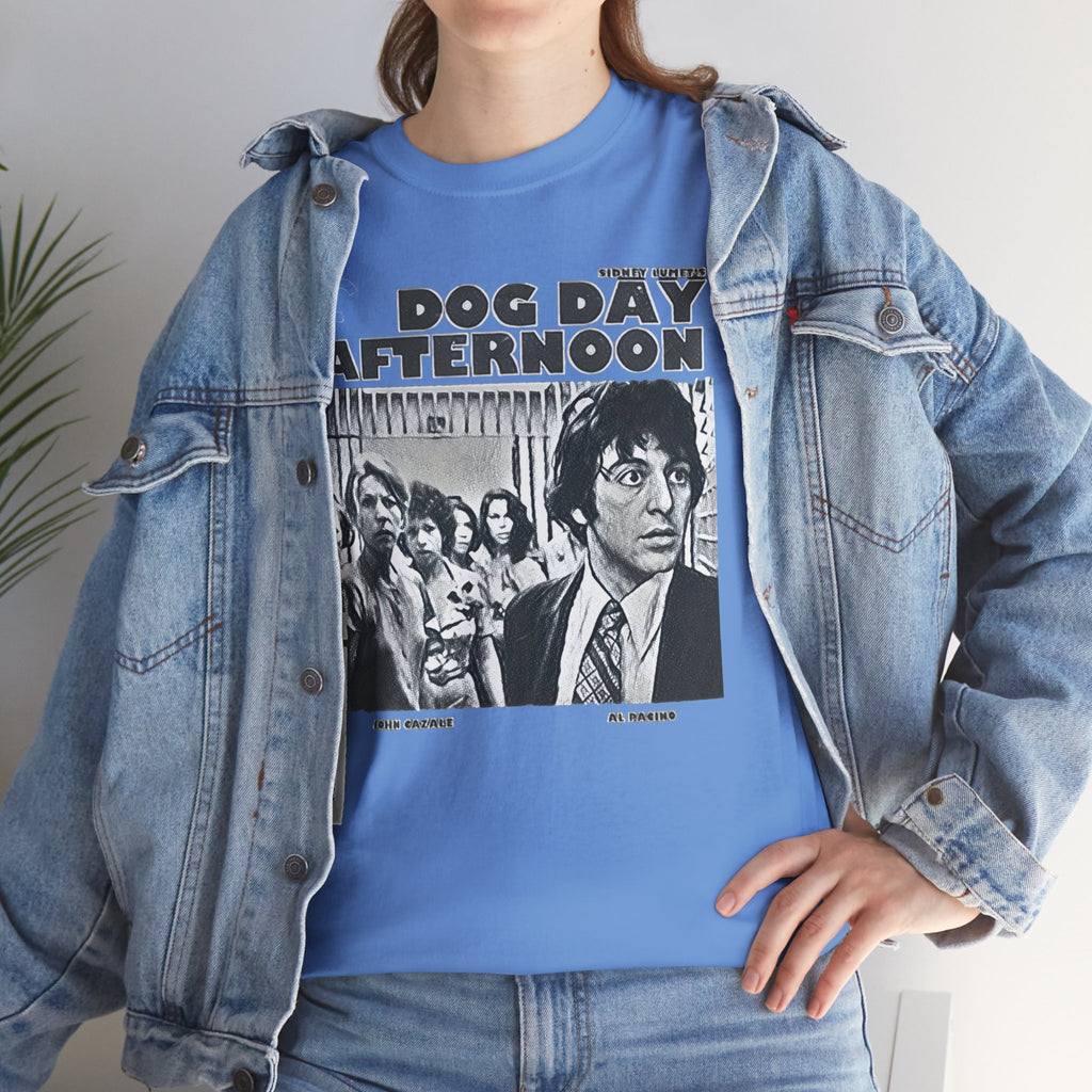 Dog Day Afternoon Graphic Print Al Pacino Black & White Unisex Heavy Cotton Tee
