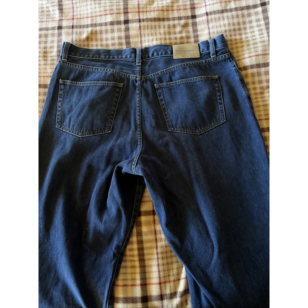 Façonnable Jeans Mens Size 40 R Blue Denim Modele F40 Straight Leg Stretch 40x32