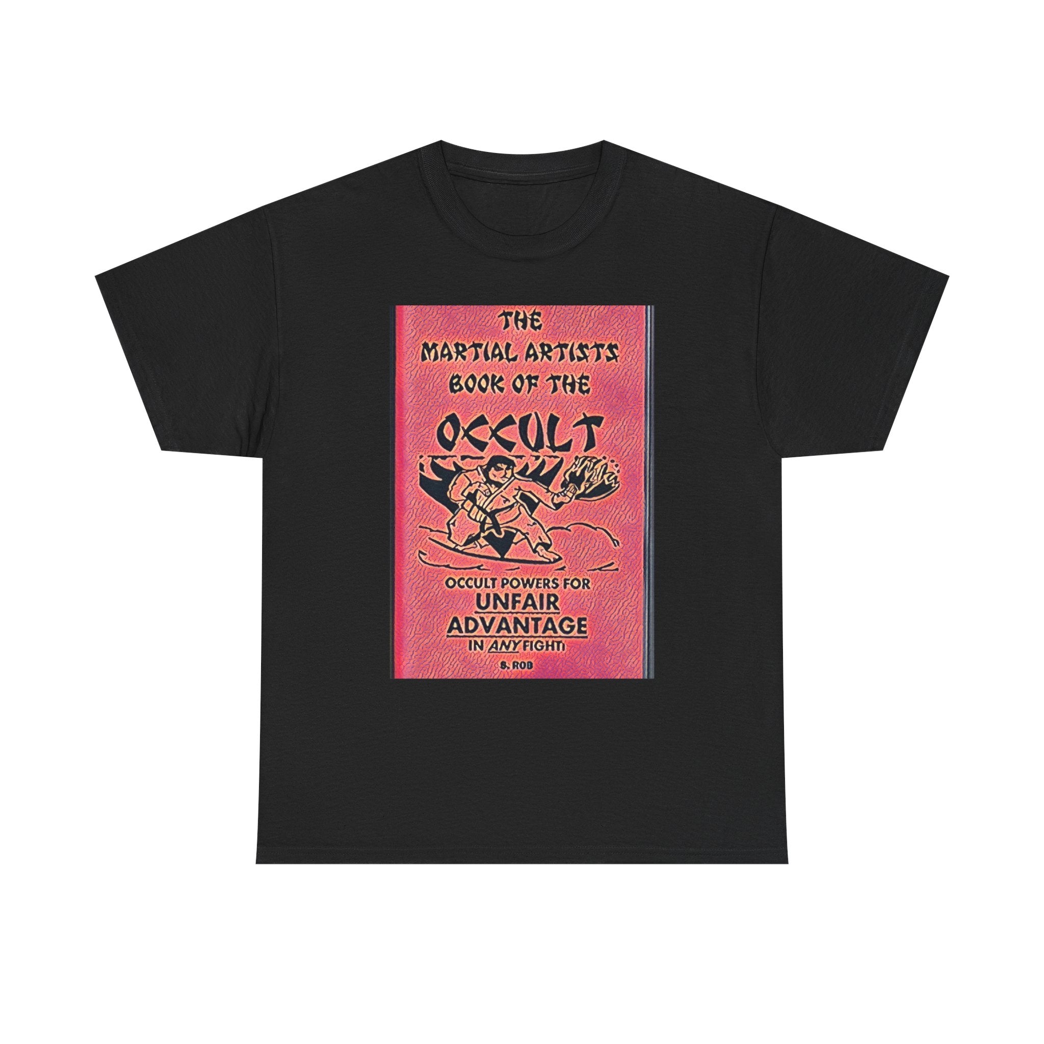 The Martial Artists Book Of The Occult Graphic Print SS Unisex Heavy Cotton Tee