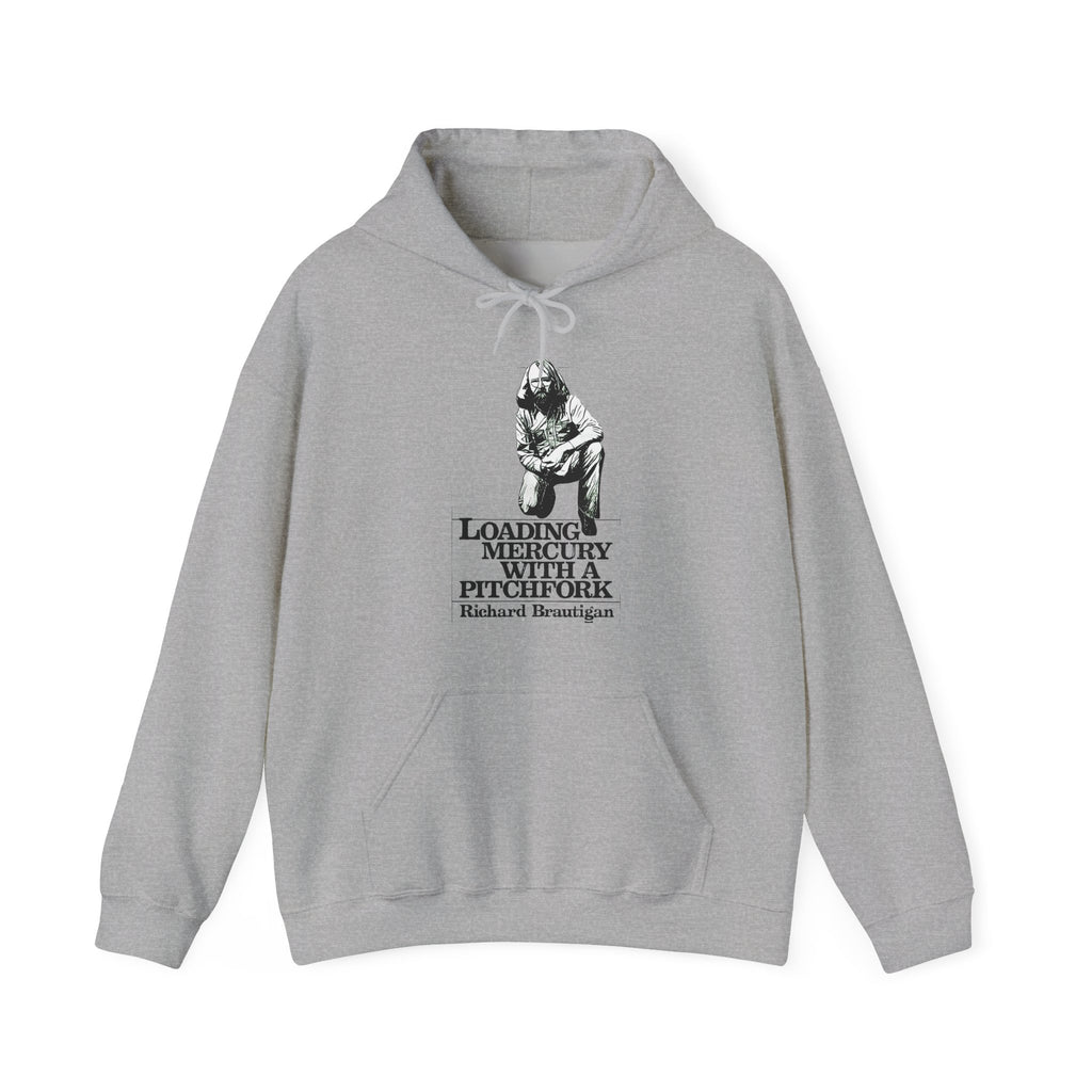 Loading Mercury With A Pitchfork Graphic LS Unisex Heavy Blend Hooded Sweatshirt