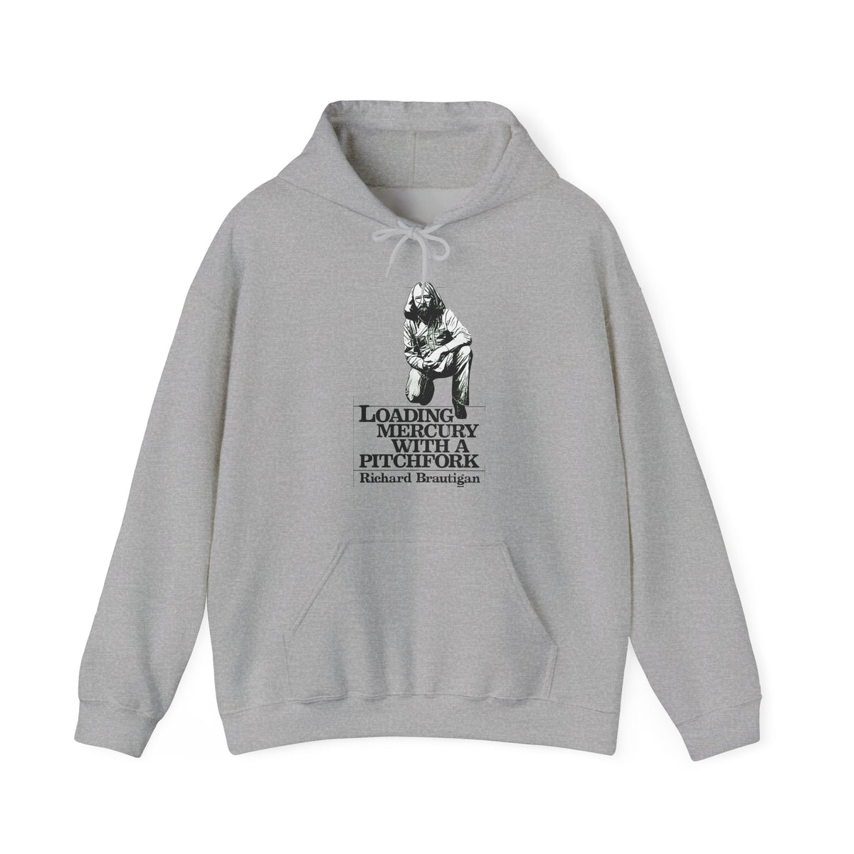 Loading Mercury With A Pitchfork Graphic LS Unisex Heavy Blend Hooded Sweatshirt