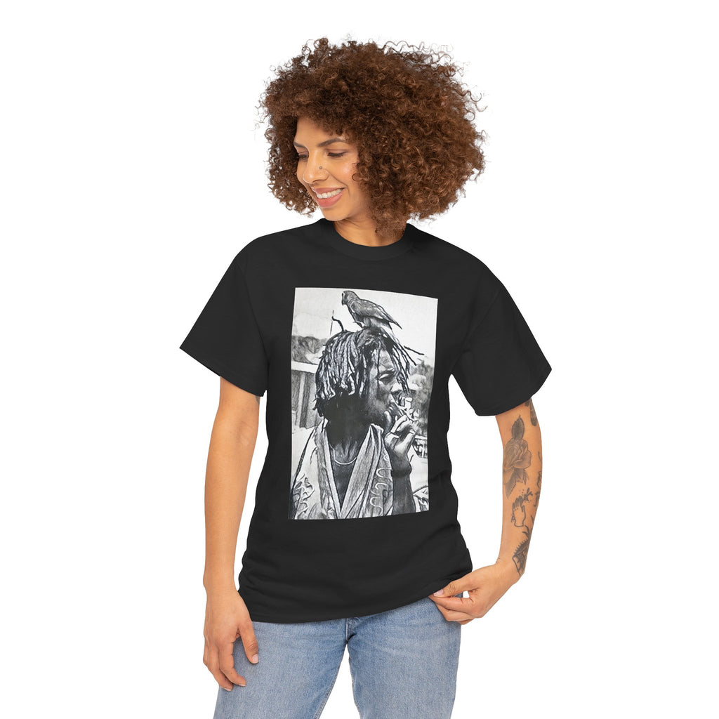 Peter Tosh Graphic Print Short Sleeve Crew Unisex Heavy Cotton Reggae Tee Shirt