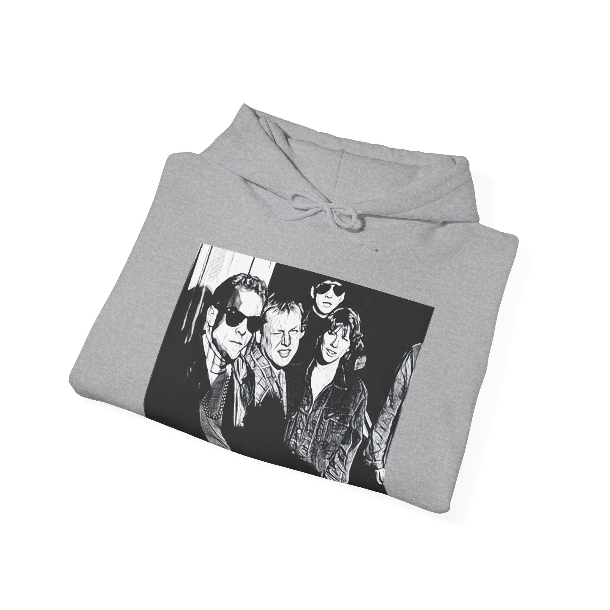 The Pixies Graphic Print Long Sleeve Unisex Heavy Blend™ Hooded Art Sweatshirt