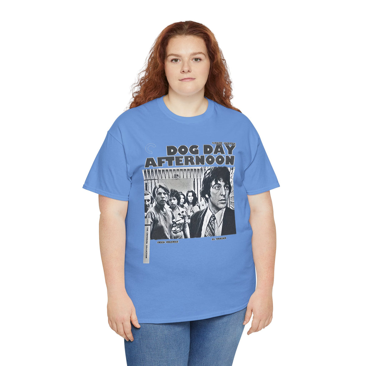 Dog Day Afternoon Graphic Print Al Pacino Black & White Unisex Heavy Cotton Tee