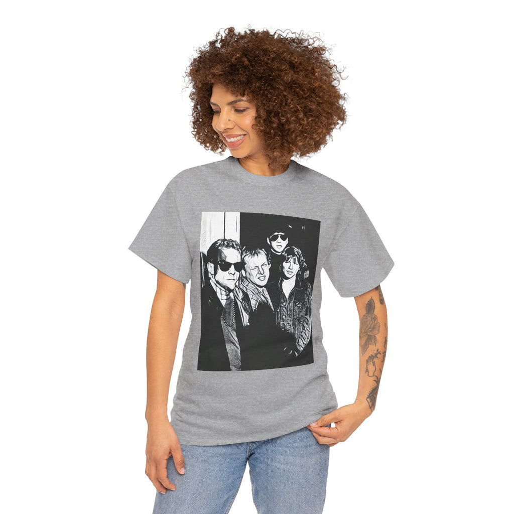 The Pixies Graphic Print Short Sleeve Crew Neck Unisex Heavy Cotton Tee Shirt