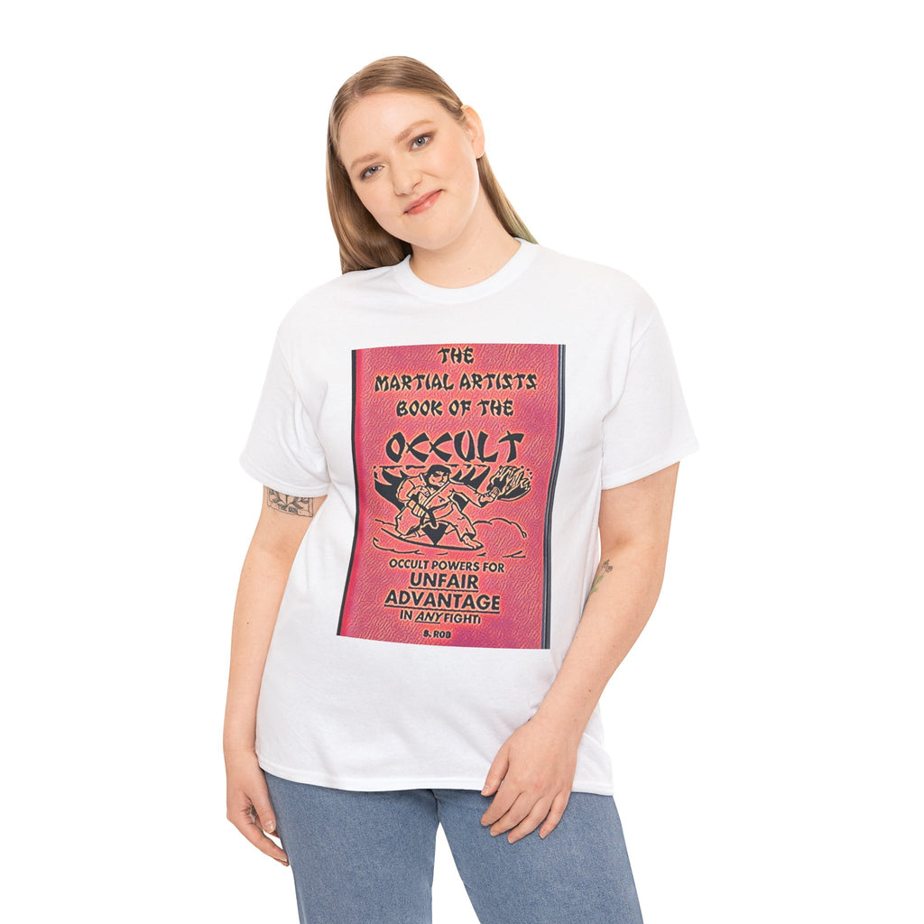 The Martial Artists Book Of The Occult Graphic Print SS Unisex Heavy Cotton Tee