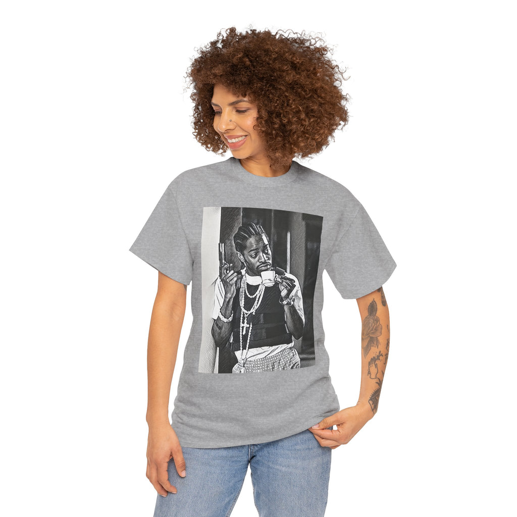 Andre 3000 Graphic Print Short Sleeve Crew Neck Unisex Heavy Cotton Tee Shirt