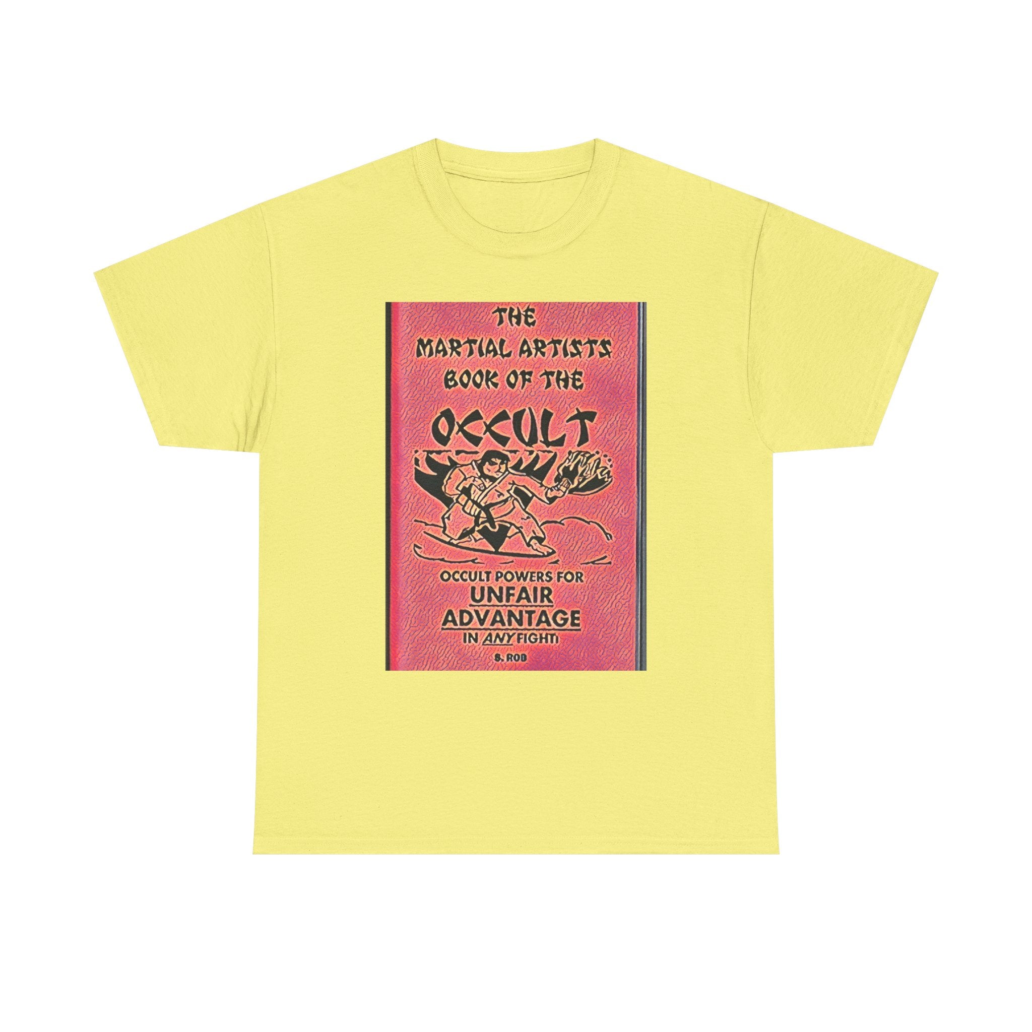 The Martial Artists Book Of The Occult Graphic Print SS Unisex Heavy Cotton Tee