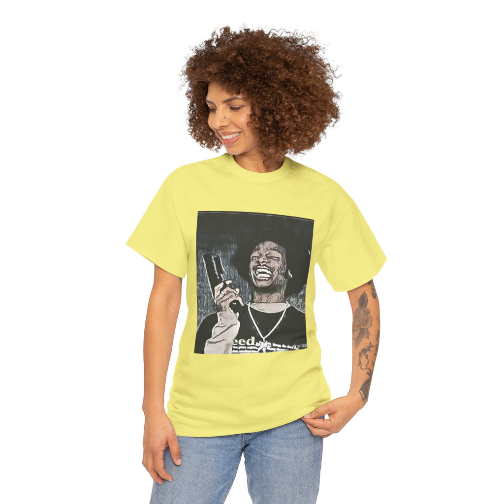 Shorty Scary Movie Graphic Print Short Sleeve Crew Unisex Heavy Cotton Tee Shirt