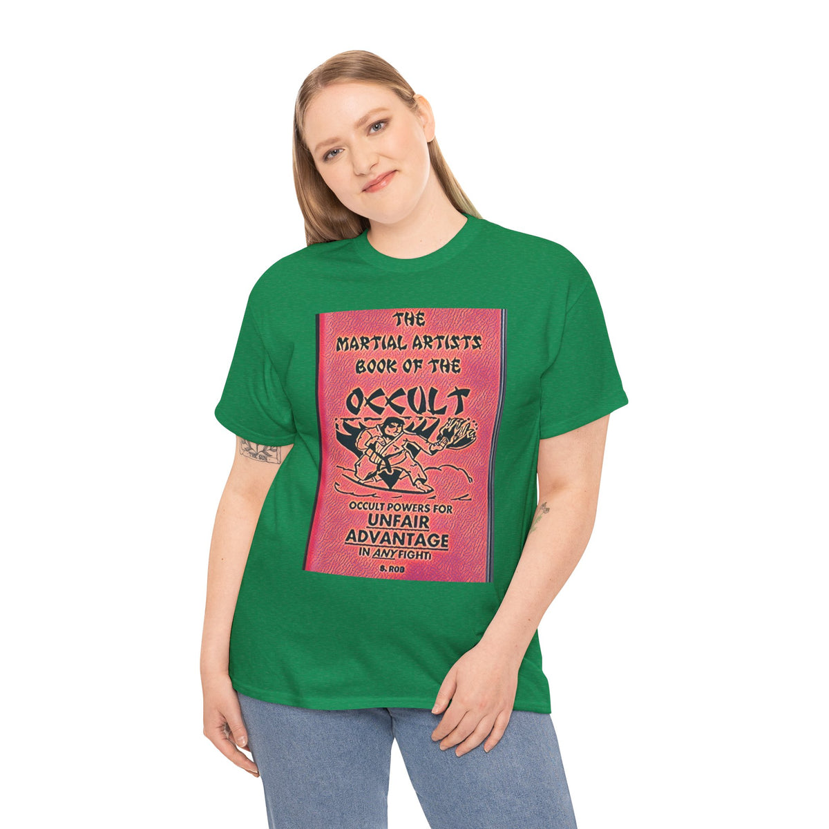 The Martial Artists Book Of The Occult Graphic Print SS Unisex Heavy Cotton Tee