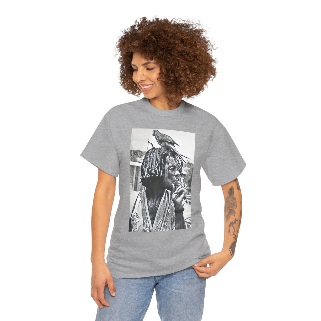 Peter Tosh Graphic Print Short Sleeve Crew Unisex Heavy Cotton Reggae Tee Shirt