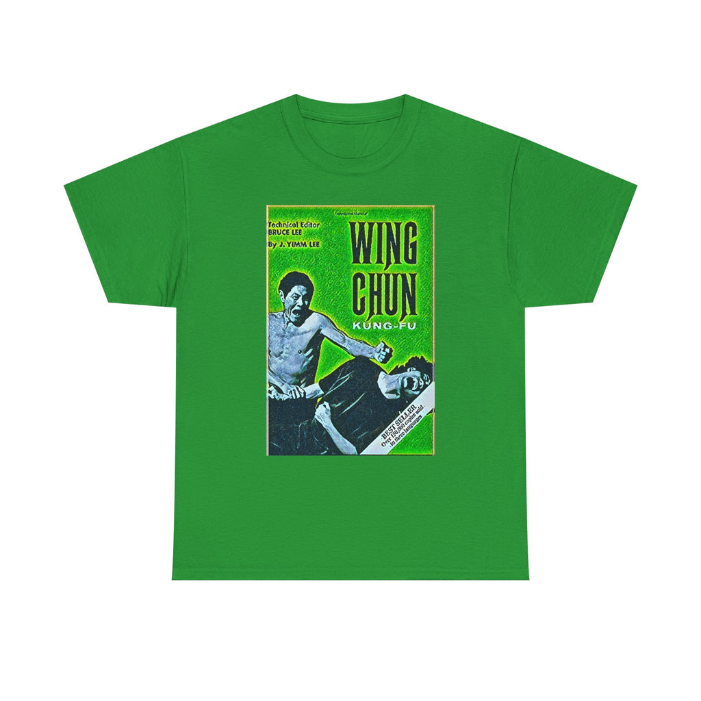 Wing Chun Kung-Fu Graphic Print Short Sleeve Crew Unisex Heavy Cotton Tee Shirt