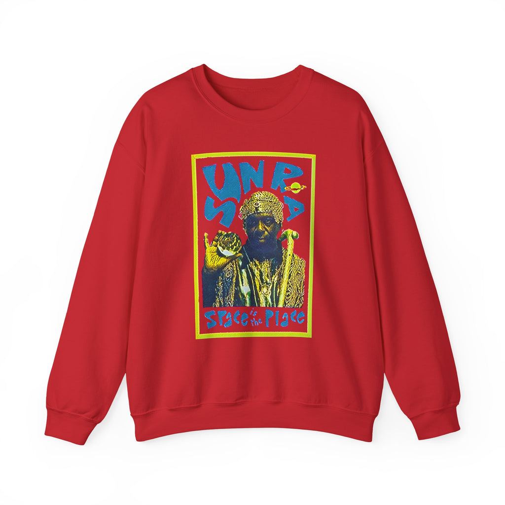 Sun Ra Space Is The Place Graphic Print Unisex Heavy Blend™ Crewneck Sweatshirt