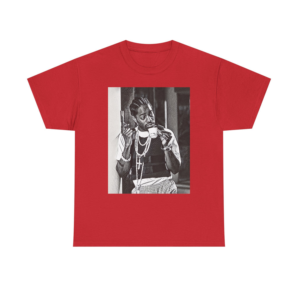 Andre 3000 Graphic Print Short Sleeve Crew Neck Unisex Heavy Cotton Tee Shirt