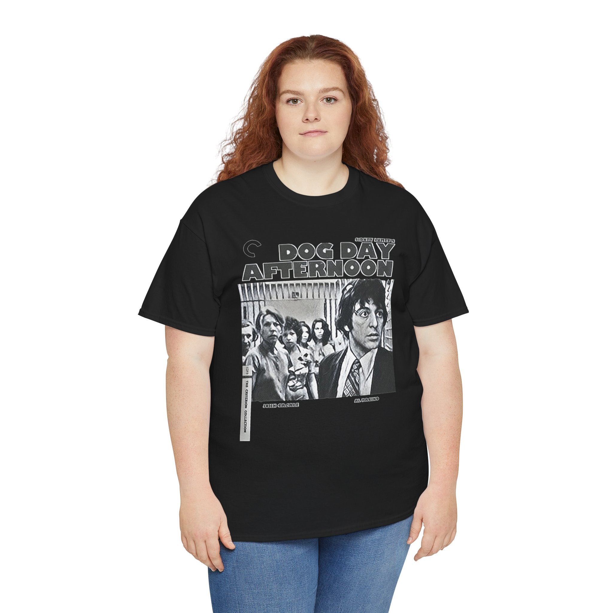 Dog Day Afternoon Graphic Print Al Pacino Black & White Unisex Heavy Cotton Tee