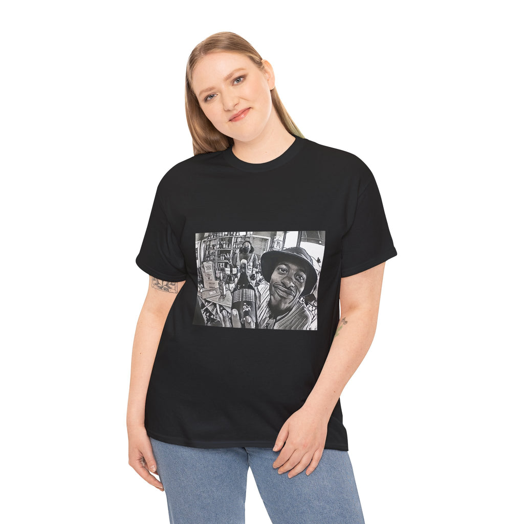 Pink Siifu Graphic Print Short Sleeve Crew Neck Unisex Heavy Cotton Tee Shirt