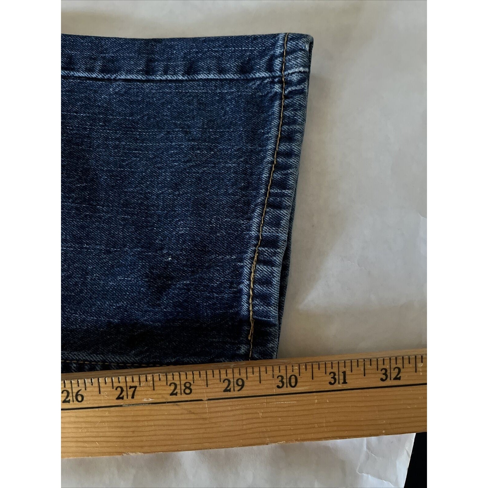 Levi's 505 Jeans Men's 36x30 Dark Wash Denim Pants Cotton Blue Outdoor Travel