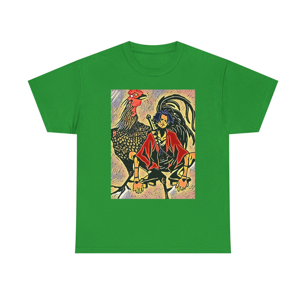 Samurai Champloo Graphic Print Short Sleeve Unisex Heavy Cotton Anime Tee Shirt