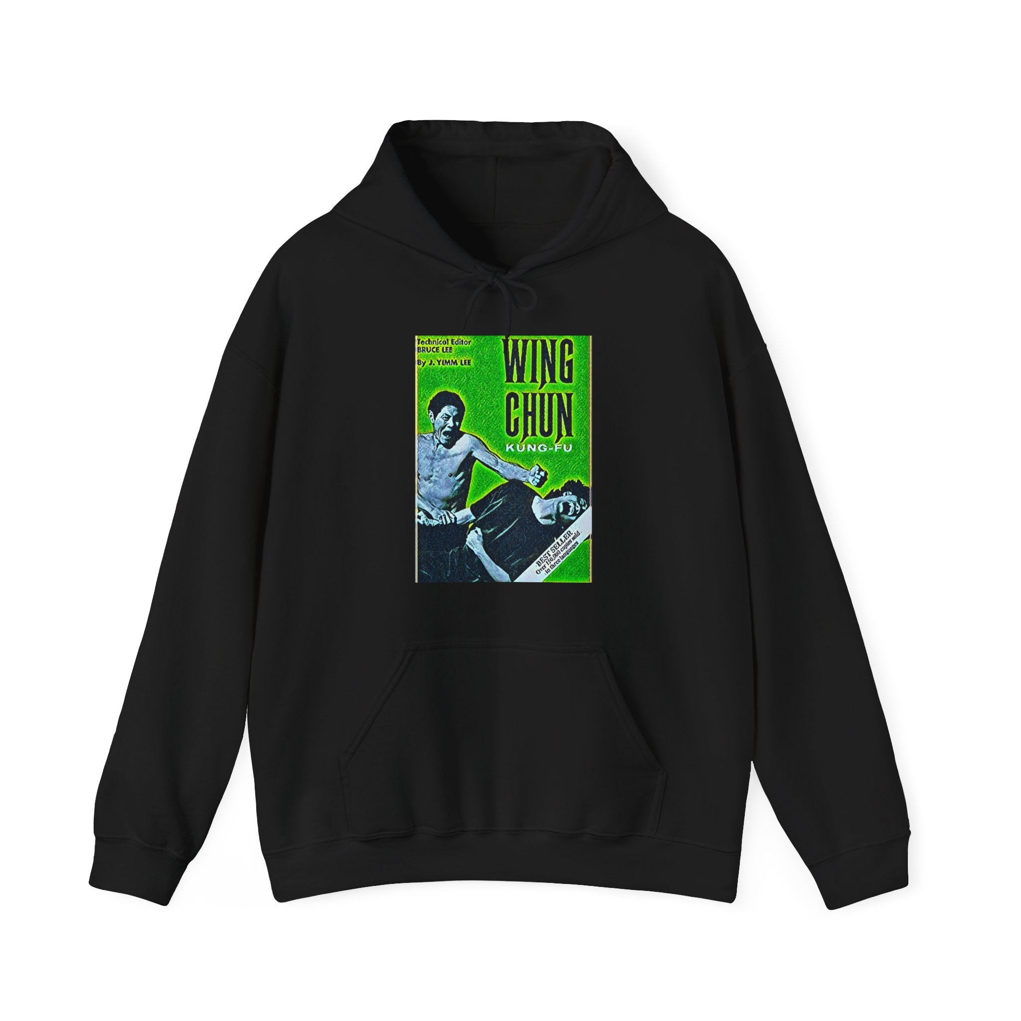 Wing Chun Kung-Fu Graphic Print Long Sleeve Unisex Heavy Blend Hooded Sweatshirt