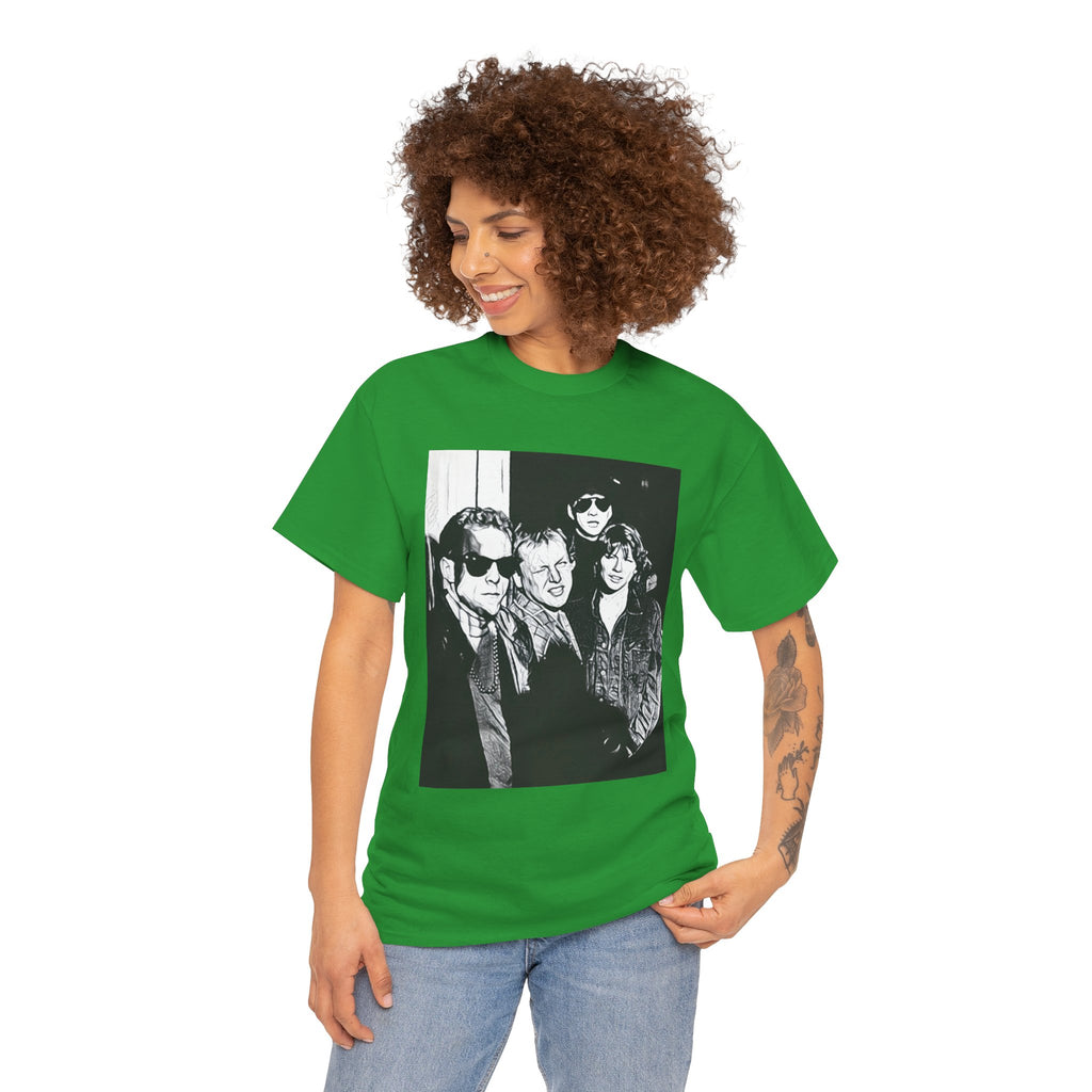 The Pixies Graphic Print Short Sleeve Crew Neck Unisex Heavy Cotton Tee Shirt