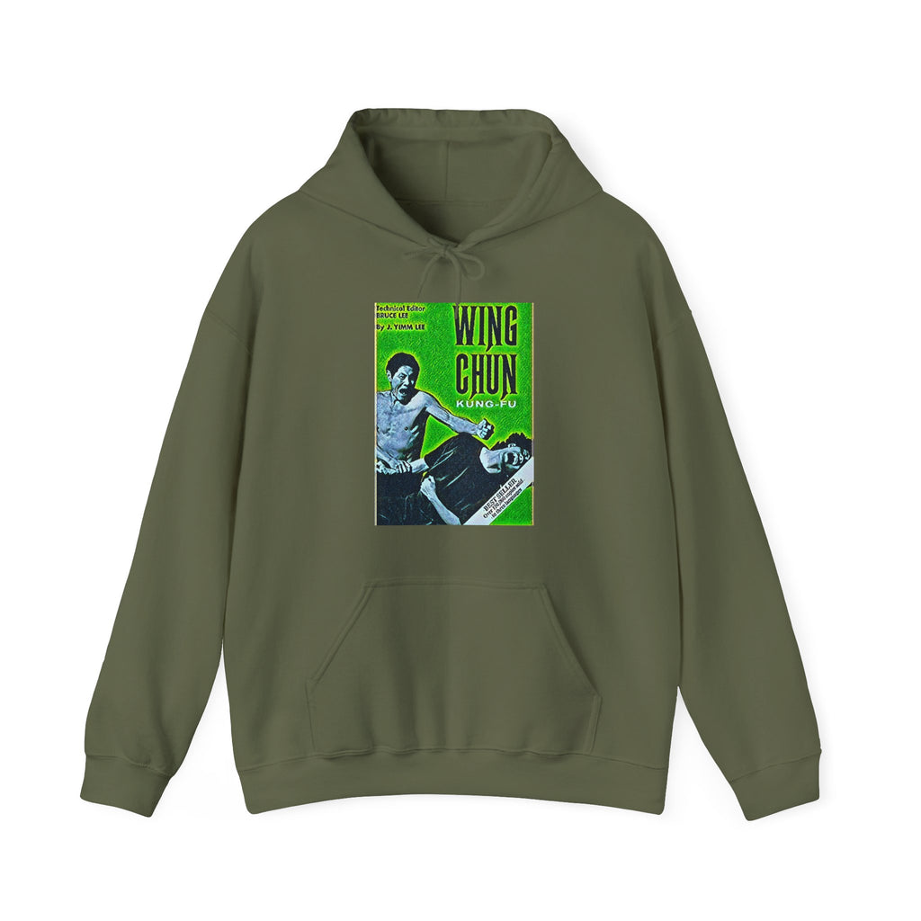 Wing Chun Kung-Fu Graphic Print Long Sleeve Unisex Heavy Blend Hooded Sweatshirt