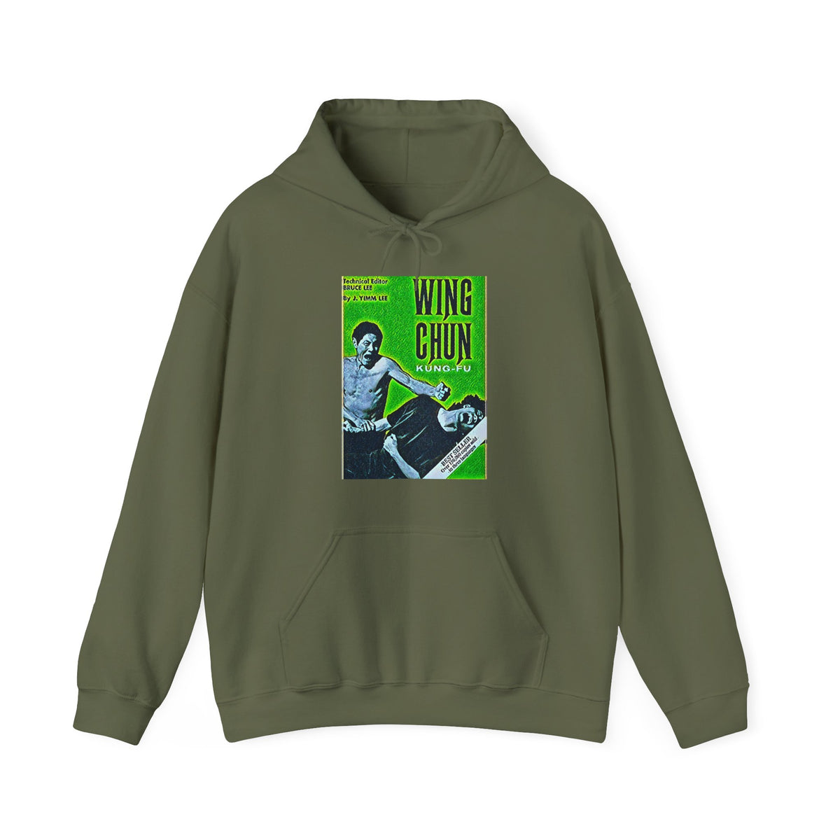 Wing Chun Kung-Fu Graphic Print Long Sleeve Unisex Heavy Blend Hooded Sweatshirt