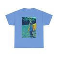 Sun Ra Graphic Print Drip Short Sleeve Crew Neck Unisex Heavy Cotton Tee Shirt