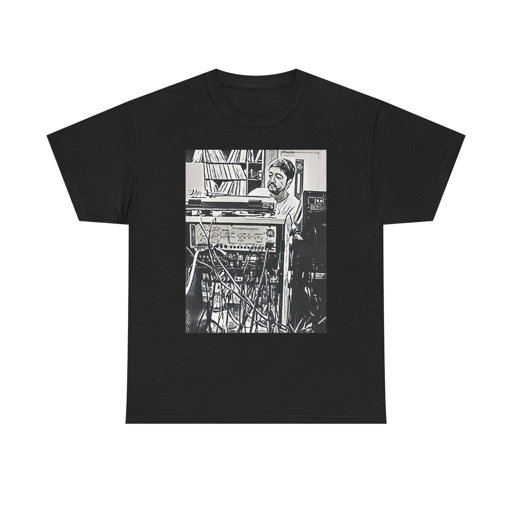 Nujabes Graphic Print Short Sleeve Crew Neck Unisex Heavy Cotton Art Tee Shirt