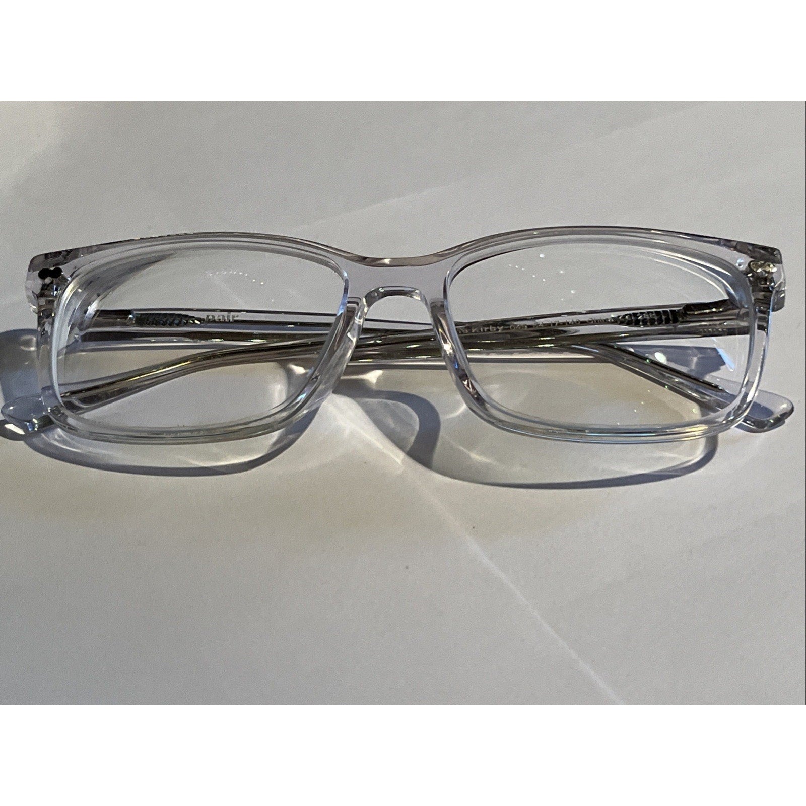 Pair The Kirby Clear Square 049 Eyeglasses Frames 54-17-140 Mens Womens